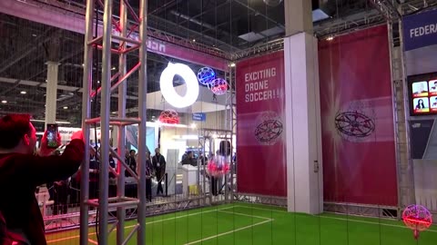 Drone soccer kicks off for first time at CES