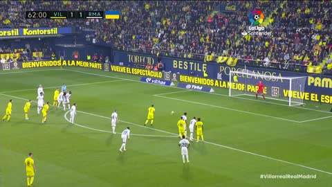 Summary of Villarreal CF vs Real Madrid (2-1)