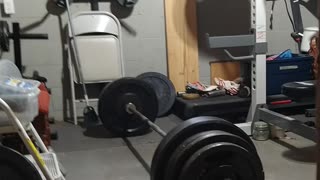395 x 5 belted with straps deadlift