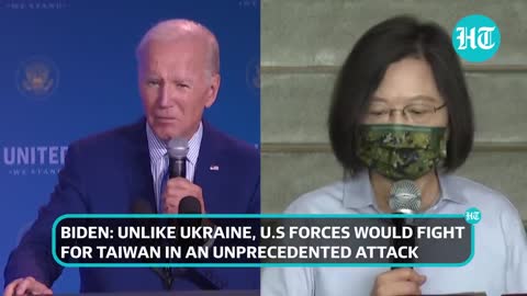 Unlike Ukraine...': Biden says U.S troops will defend Taiwan if China invades | Full Report