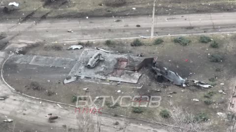 Russians Blew Up Famous Airplane Monument in Bakhmut