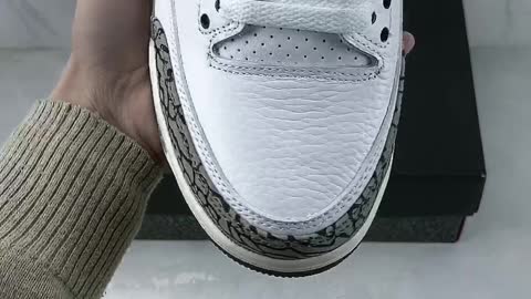 Jordan AJ3 Burst Crack White Black Gray