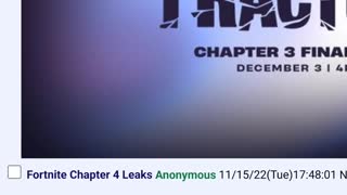 Fortnite chapter 4 leaks