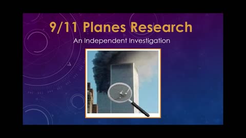 Planes on 9/11 - Presentation of "Official" Evidence & Telemetry Data