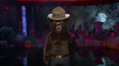 Satanic skit on Jimmy Kimmel featuring a mock 1980s Snuggle Bear commerical sacrificing children