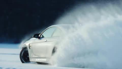 Bmw drift in ice