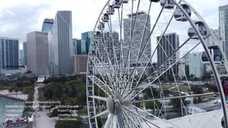 Miami and Port Miami from above #4K #drone