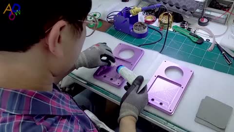 Process of Making High End Stereo Speaker. Wonderful Sound Engineer of Korea