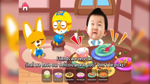 Pororo Penguin | Healthy Habit Game: Have A Meal
