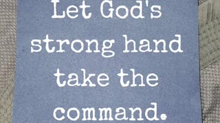 Let God TAKE Command!