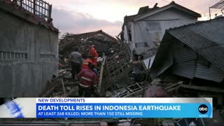 Death toll from Indonesia earthquake rises to 260