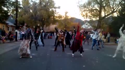 2015 Salida Colorado Halloween Zombie Dance Part 2