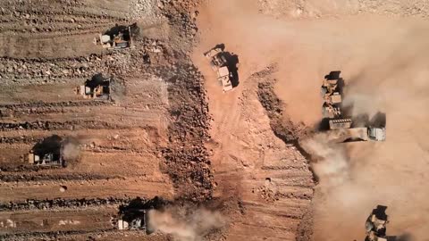 Drone footage reveals The Line megacity under construction in Saudi Arabia