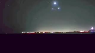 UFO seen in the sky over USA