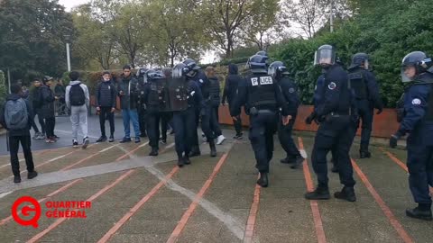 France: Massive protests erupt as refinery workers strike continues (Oct. 18, 2022)