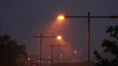 Streetlight Rain