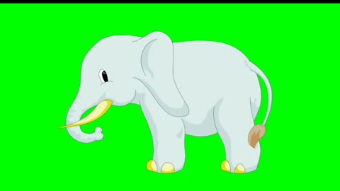 Keluarga gajah animasi HD