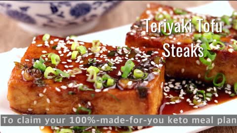 Wanna Lose Weight by Eating Keto Teriyaki Tofu Steaks? (KETO DIET)