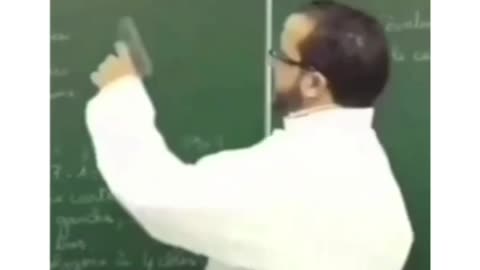 Angry teacher