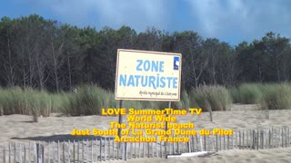 La Grande Dune du Pilat Arcachon France. Naturist beach one of the oldest. Non nude video