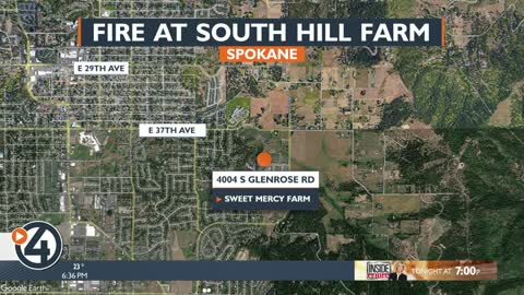 Neighbors help firefighters put out farm fire on South Hill