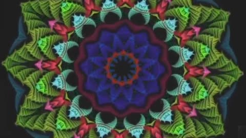 Kaleidoscope meditation for PTSD depression and anxiety with subliminal messages