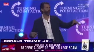 Donald Trump JR spitting some fire at TP USA to Transgender Nonsense