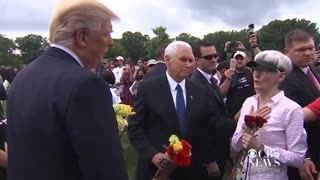 President Donald J. Trump Visiting Arlington Cemetery on Memorial Day, 2020