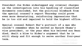 24-0208 - Special Counsel’s Assessment of Biden’s Mental Fitness