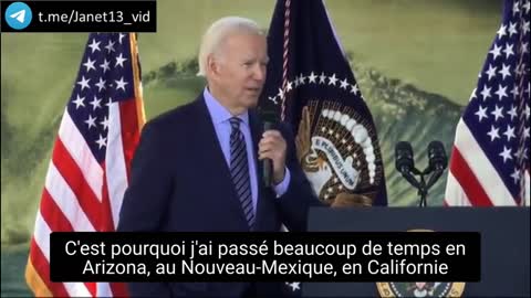 🔸Nouvelle bourde de Biden : « Je sais que vous savez tous qu'il n'y a pas de problème de climat »