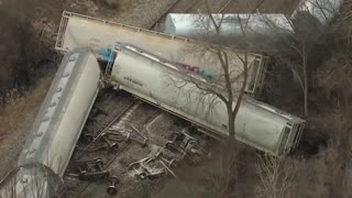 Train Carrying Hazardous Materials Derails Outside Detroit, Michigan