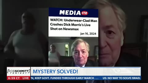 Explained: Who was Dick Morris' 'scantily clad' friend? | Rob Schmitt Tonight on NEWSMAX