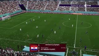 eFootball PES 2021 l The last runners-up first match FIFA World Cup Quatar 2022 Morocco v Croatia