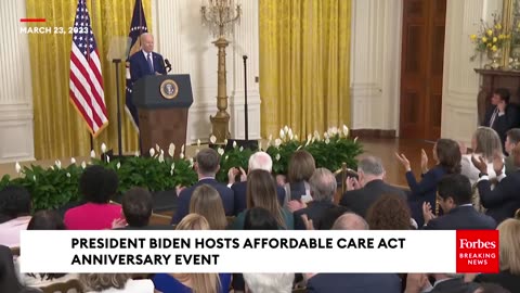 President Biden Celebrates Anniversary Of The Affordable Care Act