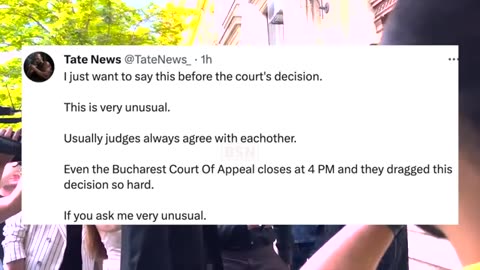 Andrew Tate gets emotional after judge switches up on him