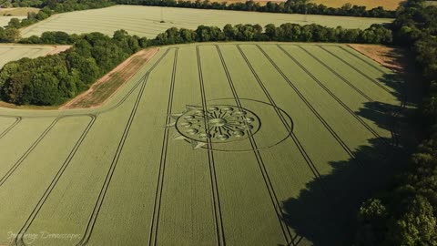 New Crop Circle Appears in Hampshire, England - June 26, 2023