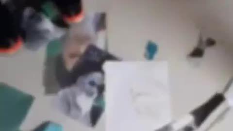 Iranian Schoolgirls Remove their Compulsory Hejab and Chant “Death to the Dictator” While Stomping on Photos of Their Rulers.