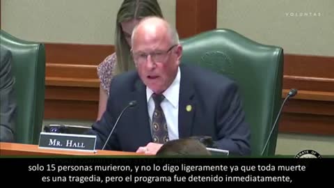 30 Muertos por dia por causa de vacunas - Camara de Senadores Tejas EEUU Senador Bob Hall