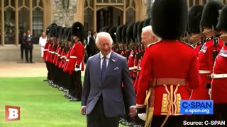 King Charles III Guides Confused-Looking Biden at Castle Ceremony