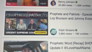 Urgent Prophetic Update: Live Show Today at 5 pm eastern time!!