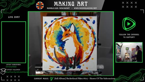 Live Painting - Making Art 12-27-23 - Starting A New Painting