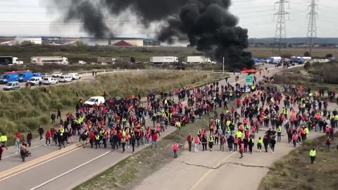 Strikes continue in France over Macron's controversial pension reforms