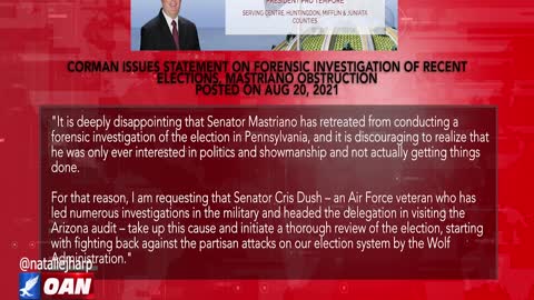 The Real Story - OAN PA Audit Shutdown with State Sen. Doug Mastriano