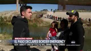 El Paso declaring an emergency at the border