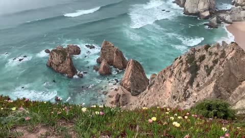 Naked Beach Sintra Portugal Walking Tour, The most Difficult Beach to Reach, Ursa Beach