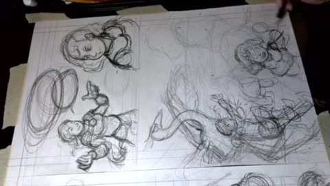 Art Timelapse: Penciling Book 2, Page 9