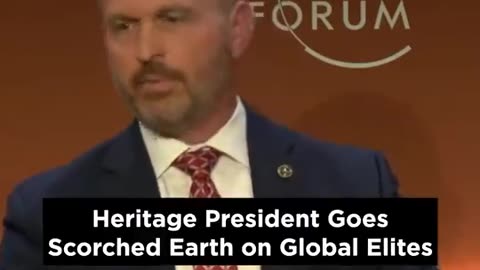Heritage President goes Scorched Earth on Global Elites //Mirrored// il Donaldo Trumpo @PapiTrumpo