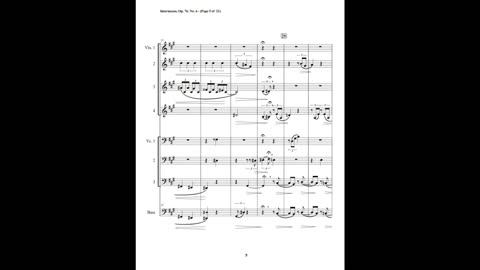 Johannes Brahms – Intermezzo, Op. 76, No. 6 (String Octet)