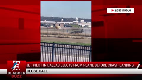 Jet Pilot In Dallas EJECTS From Plane Before Crash Landing