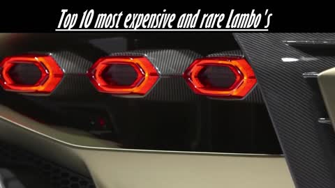 Top 10 Luxury Lamborghini's which would you take?